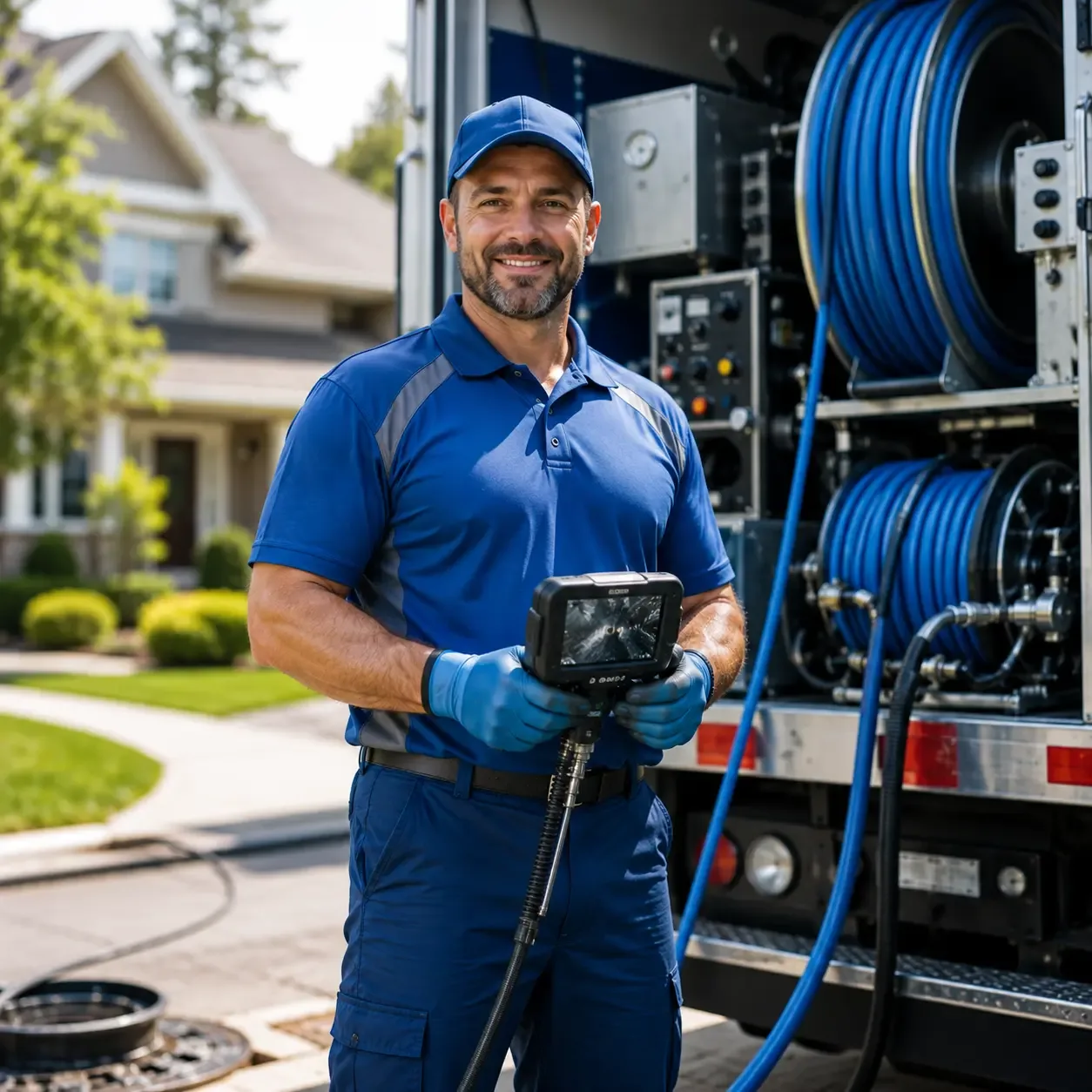 Local outdoor drain cleaning specialists in Hertel, WI